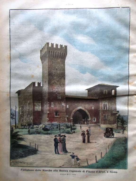 La Tribuna Illustrata 20 Agosto 1911 Malattia Papa San Giorgio …
