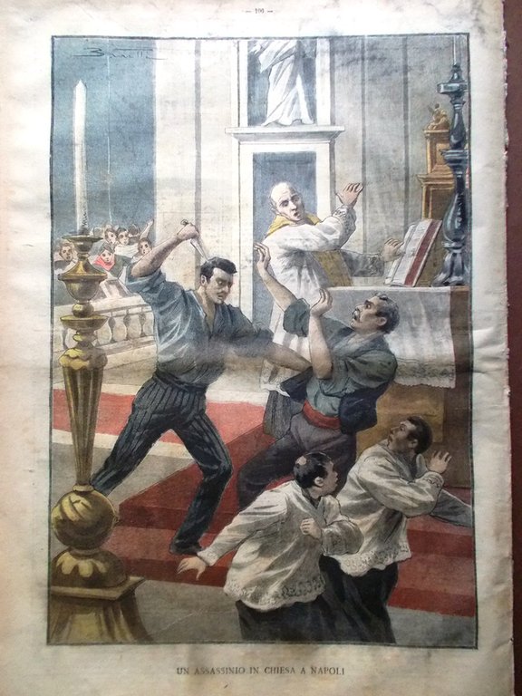 La Tribuna Illustrata 20 Aprile 1902 Musolino in Carcere Yacco …