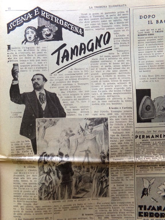 La Tribuna Illustrata 20 Aprile 1941 WW2 Belgrado Tamagno Zanibon …