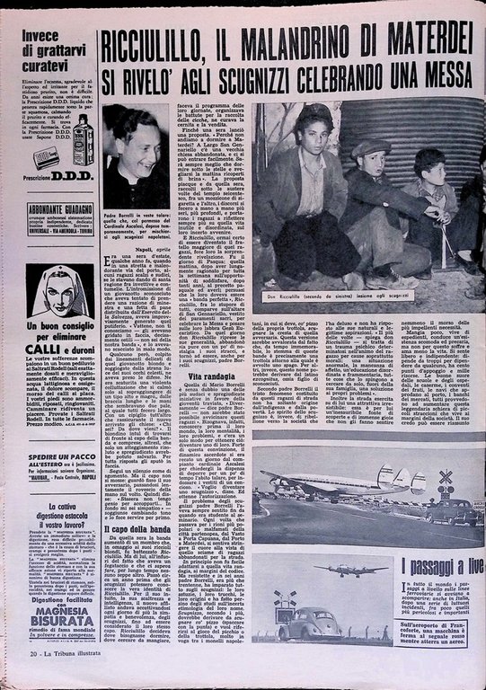 La Tribuna Illustrata 20 Aprile 1958 figlia Romanoff dottor Jekyll …