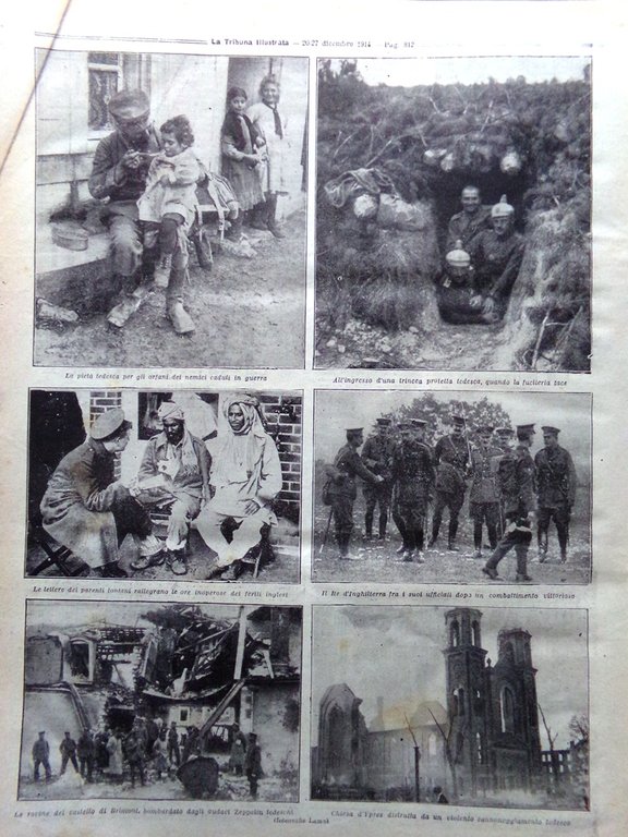 La Tribuna Illustrata 20 Dicembre 1914 WW1 Von Bulow Bobrinsky …
