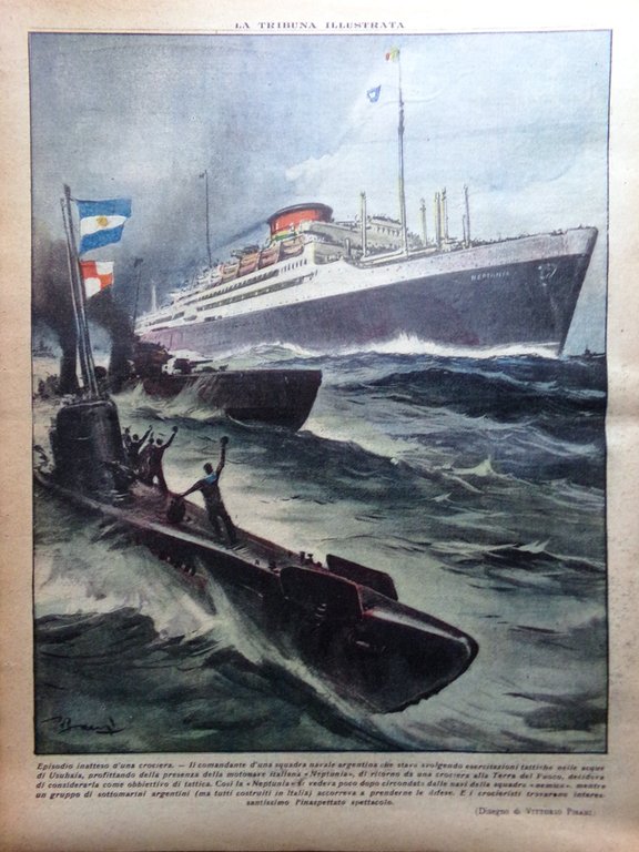 La Tribuna Illustrata 20 Febbraio 1938 Telestesia Passo Romano Artigianato …