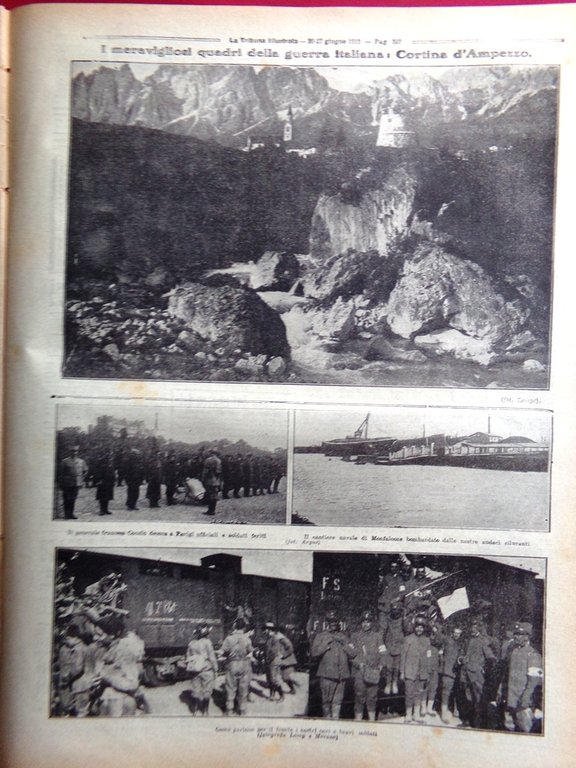 La Tribuna Illustrata 20 Giugno 1915 WW1 Radetzky Cortina Mascherina … | Immagine Gallery 4