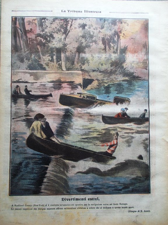 La Tribuna Illustrata 20 Giugno 1920 Antico Egitto Statuto Roma …