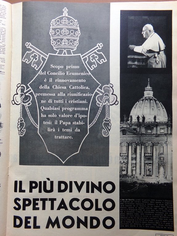 La Tribuna Illustrata 20 Maggio 1962 Segni Sofia Grecia Concilio …