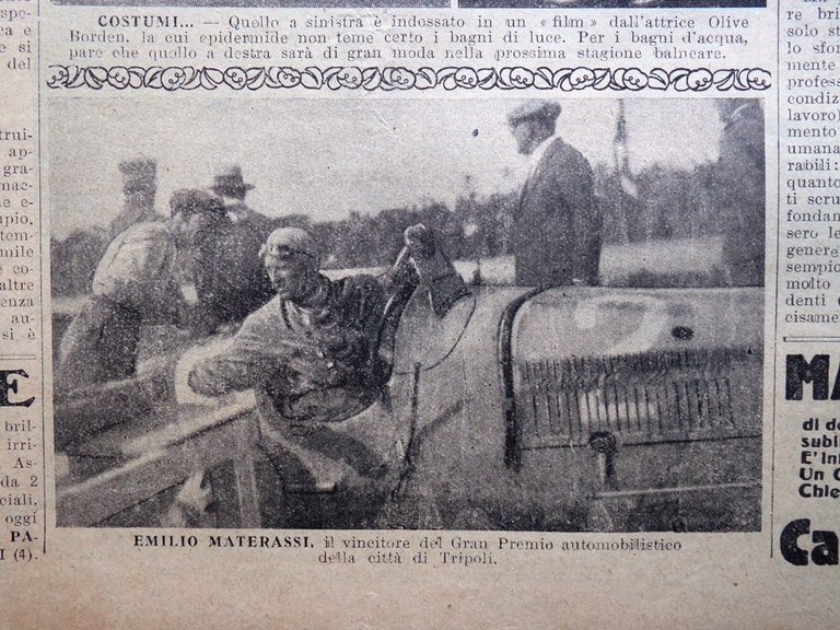 La Tribuna Illustrata 20 Marzo 1927 Volta Materassi Yoshihito Canottaggio …