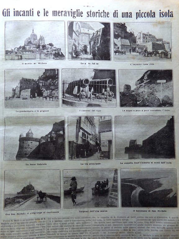 La Tribuna Illustrata 20 Ottobre 1912 San Michele Balcani d'Alba …