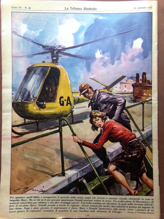 La Tribuna Illustrata 20 Ottobre 1963 Goldwater Karate Africa Scrittori …