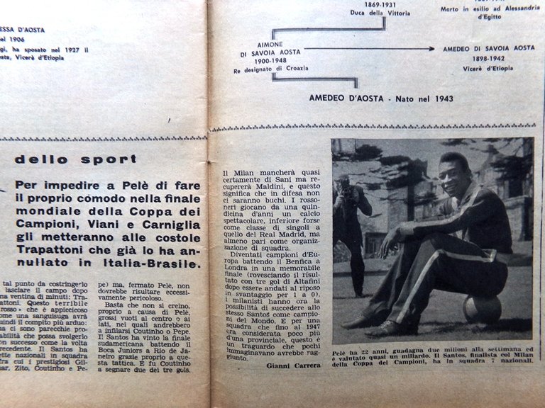 La Tribuna Illustrata 20 Ottobre 1963 Goldwater Karate Africa Scrittori …