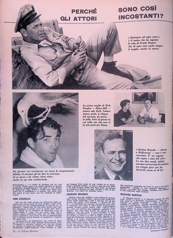 La Tribuna Illustrata 20 Settembre 1964 Beatles Owens Brando Sinatra …