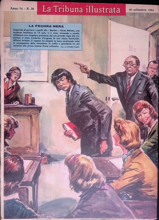 La Tribuna Illustrata 20 Settembre 1964 Beatles Owens Brando Sinatra …