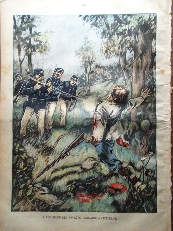 La Tribuna Illustrata 21 Agosto 1904 Anfiteatro Catania Feste Messina …