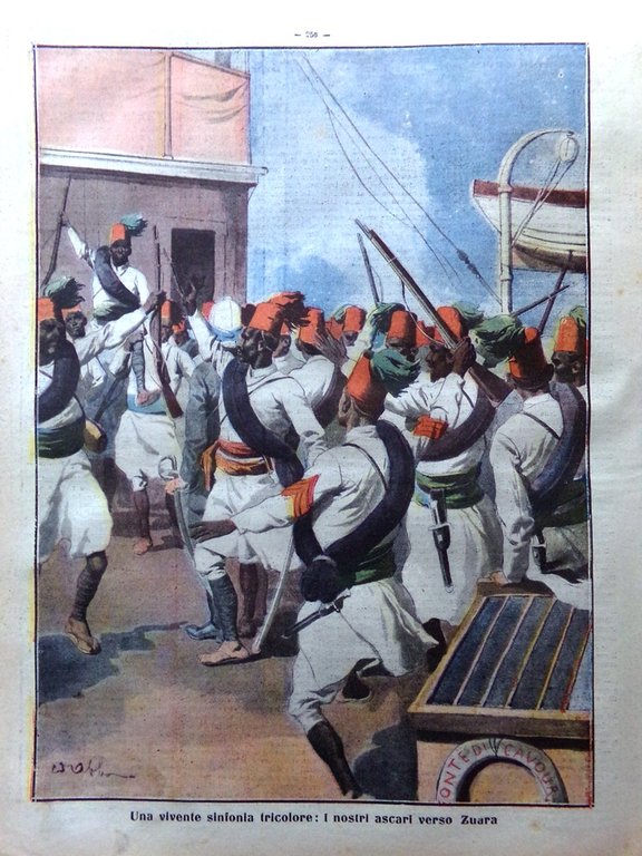 La Tribuna Illustrata 21 Aprile 1912 Morte Giovanni Pascoli Burns …