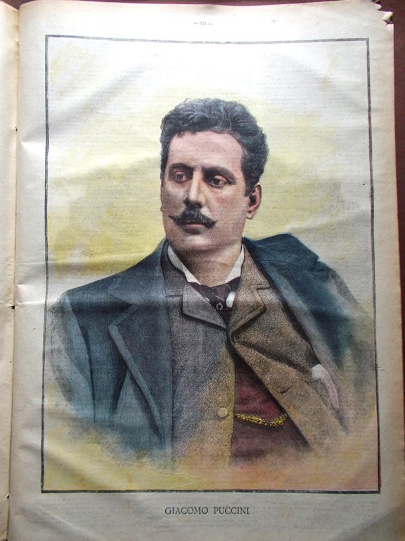 La Tribuna Illustrata 21 Dicembre 1902 Barbarie in Manicomio Puccini …