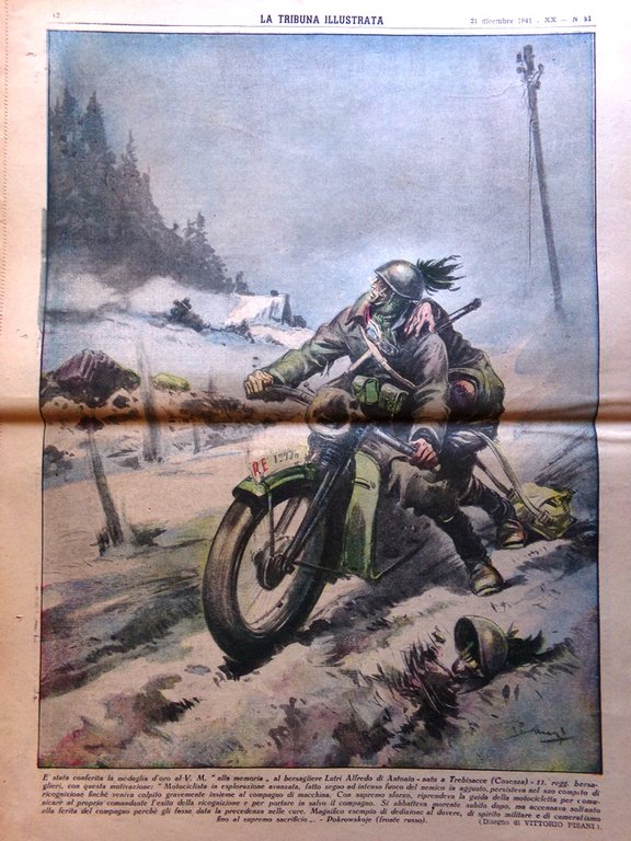 La Tribuna Illustrata 21 Dicembre 1941 WW2 Guerra nel Pacifico …