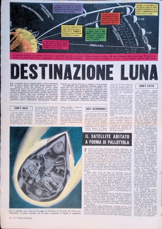 La Tribuna Illustrata 21 Dicembre 1958 missile Atlas Frank Sinatra …