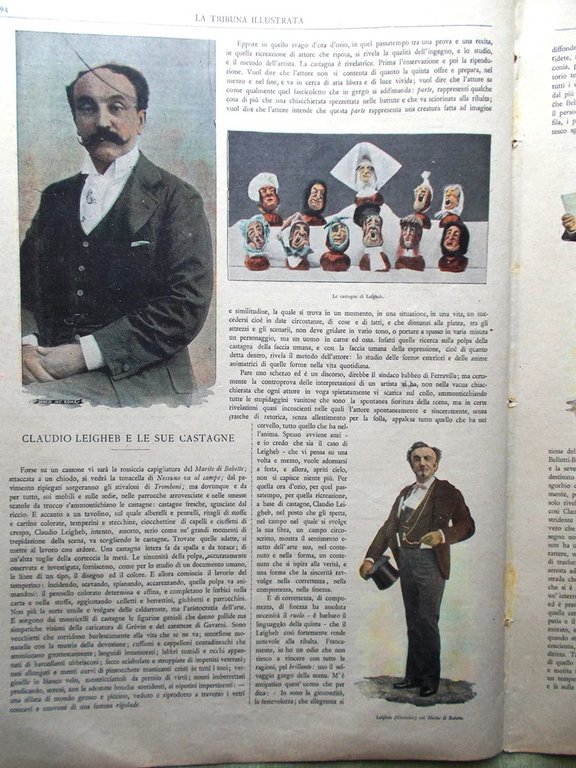 La Tribuna Illustrata 21 Febbraio 1892 Claudio Leigheb Bismarck Lavori …