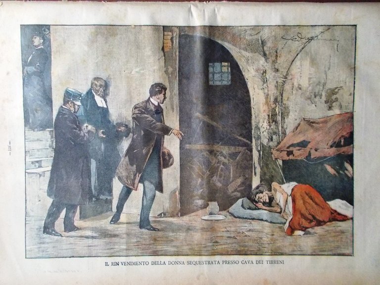 La Tribuna Illustrata 21 Febbraio 1904 Donna Cava Tirreni Labriola …