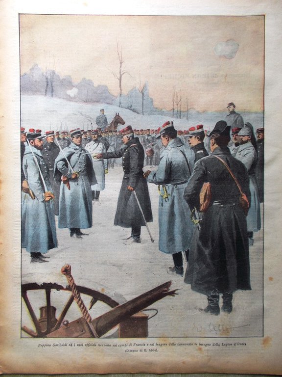 La Tribuna Illustrata 21 Febbraio 1915 WW1 Belgio Occupato Avezzano …