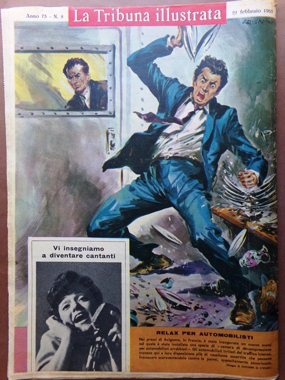 La Tribuna Illustrata 21 Febbraio 1965 Jean Harlow Muro Berlino …