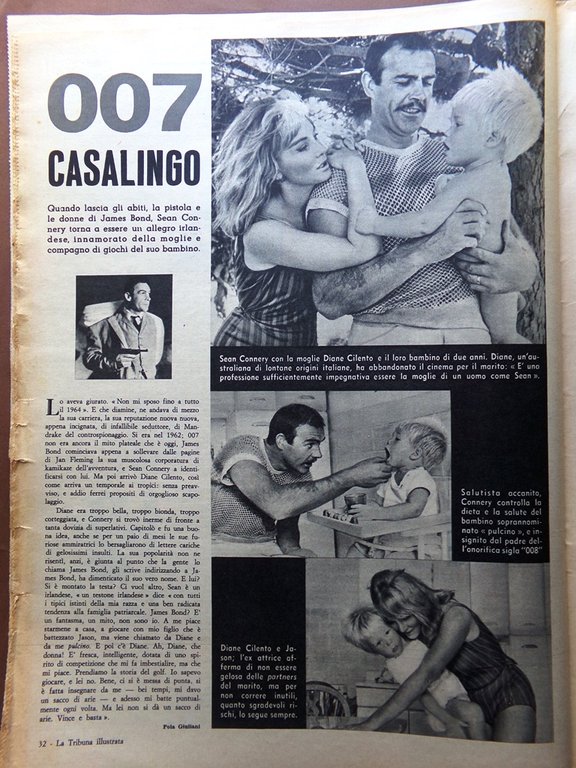 La Tribuna Illustrata 21 Febbraio 1965 Jean Harlow Muro Berlino …