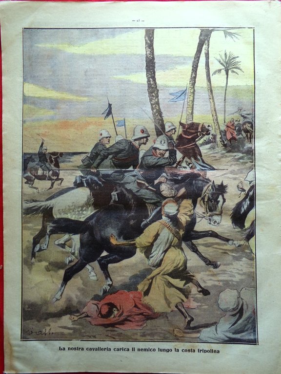La Tribuna Illustrata 21 Gennaio 1912 Mario Rapisardi Sanremo Vittoria …
