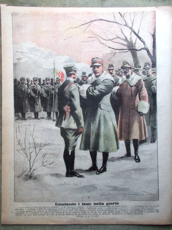 La Tribuna Illustrata 21 Gennaio 1917 WW1 Croce Rossa Conferenza …