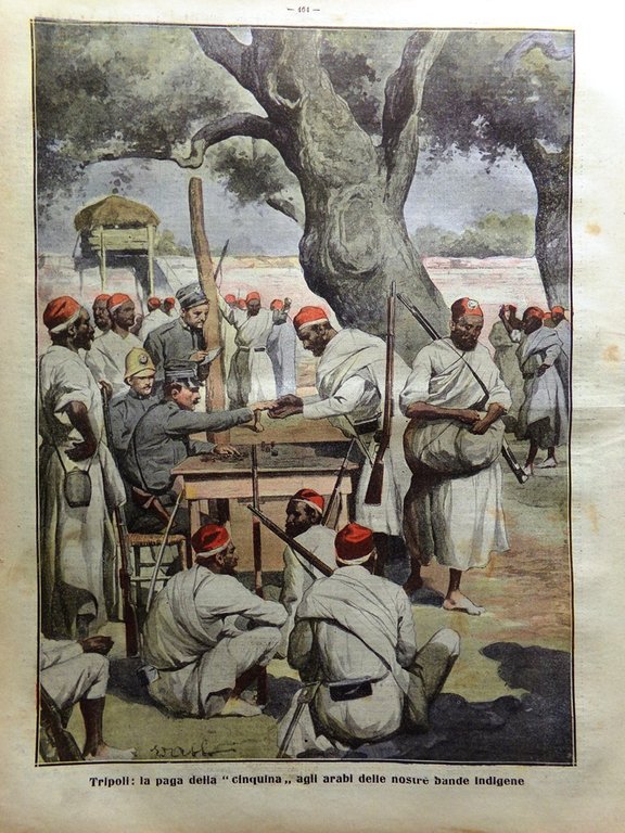 La Tribuna Illustrata 21 Luglio 1912 Scoperte di Ostia Misurata …
