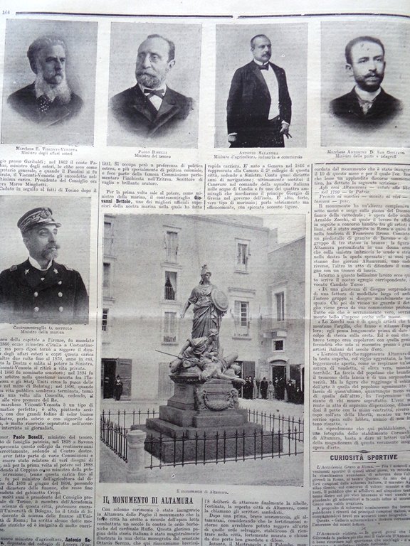 La Tribuna Illustrata 21 Maggio 1899 Duca Abruzzi Spedizione Ministri …