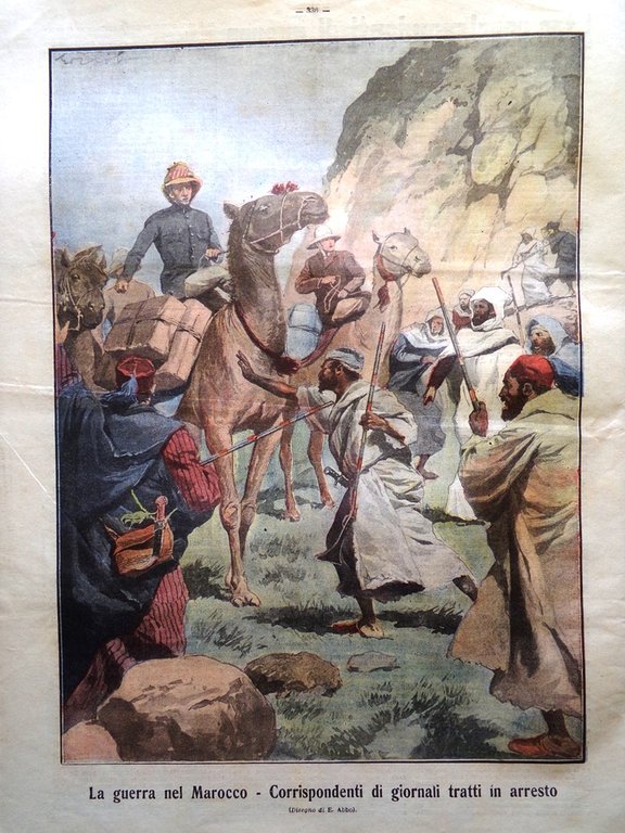La Tribuna Illustrata 21 Maggio 1911 Guerra Marocco Tennis Roma …
