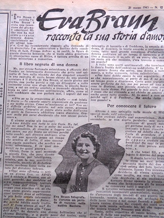 La Tribuna Illustrata 21 Marzo 1948 Calze Eva Braun Sam … | Immagine Gallery 4