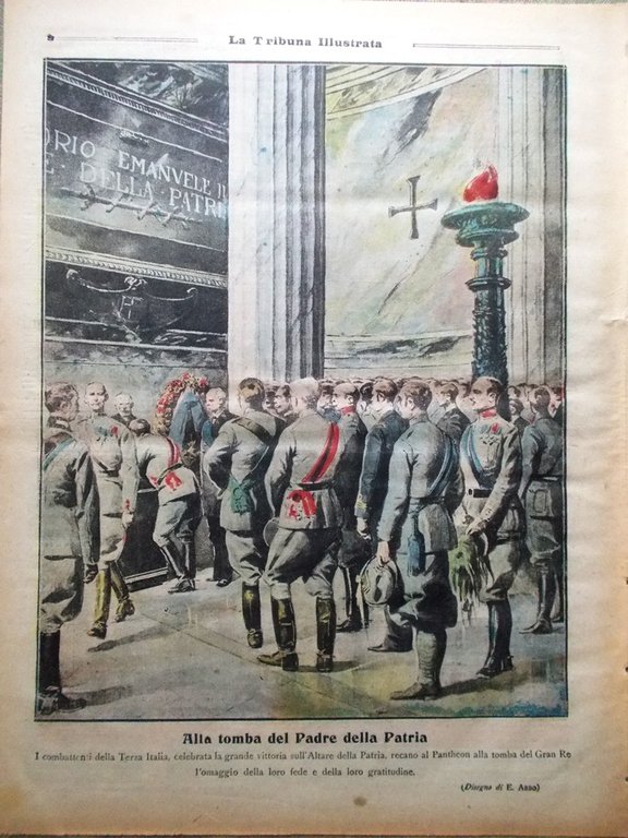 La Tribuna Illustrata 21 Novembre 1920 Celebrazione Roma Cinema Africa …