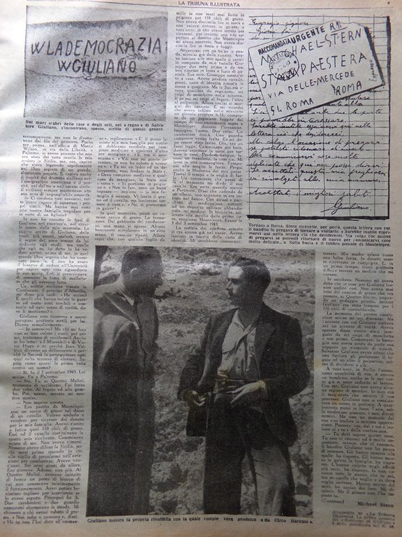 La Tribuna Illustrata 21 Novembre 1948 Bandito Giuliano Eva Braun … | Immagine Gallery 4