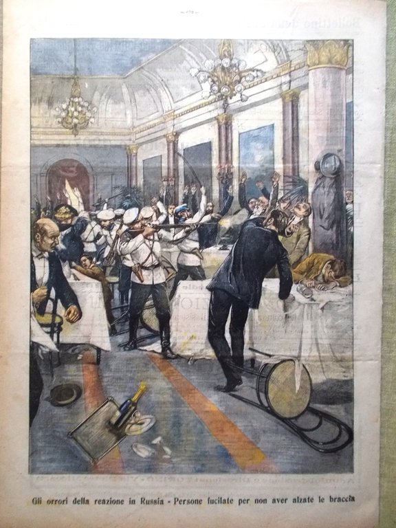 La Tribuna Illustrata 21 Ottobre 1906 Adelaide Ristori Mormoni Disastro …