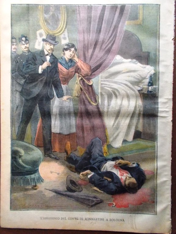 La Tribuna Illustrata 21 Settembre 1902 Candela Basilicata Zanardelli Bonmartini