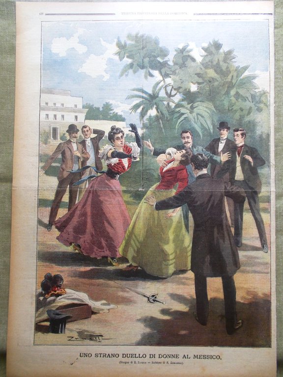 La Tribuna Illustrata 22 Aprile 1900 Cazotte Zanelli Esposizione di …