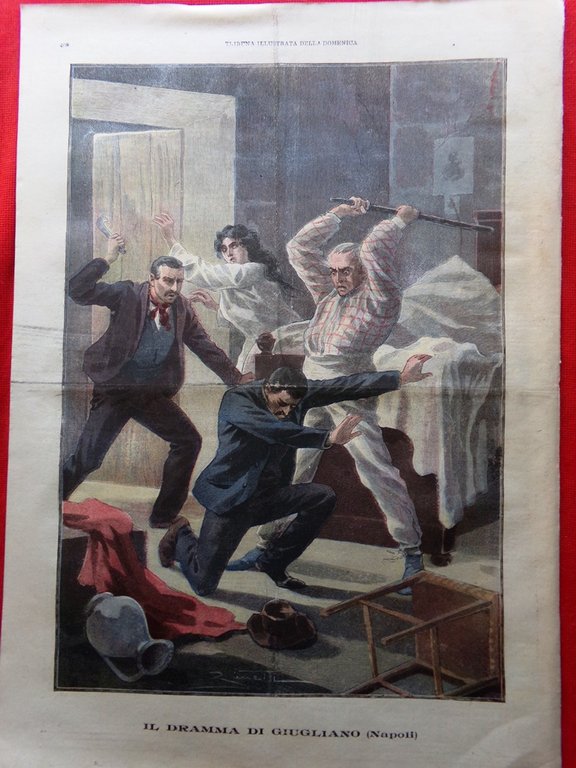 La Tribuna Illustrata 22 Dicembre 1901 Giugliano Bovio Corazza Natale …