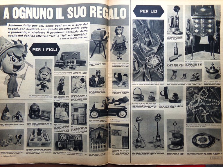 La Tribuna Illustrata 22 Dicembre 1963 Regali Papa Sposa di …