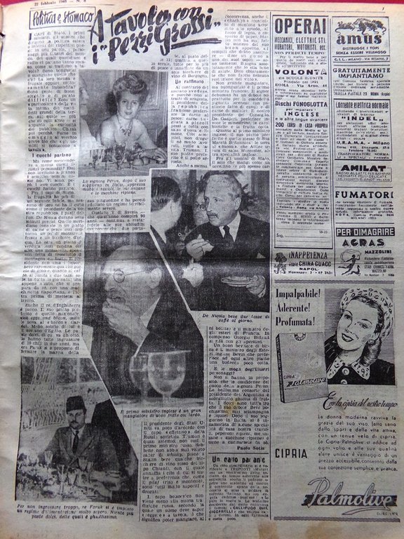 La Tribuna Illustrata 22 Febbraio 1948 Blaskowitz Vesuvio Hawaii Tirreno … | Immagine Gallery 2