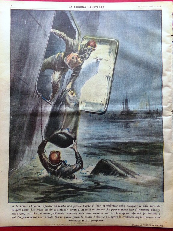 La Tribuna Illustrata 22 Febbraio 1948 Blaskowitz Vesuvio Hawaii Tirreno … | Immagine Gallery 3