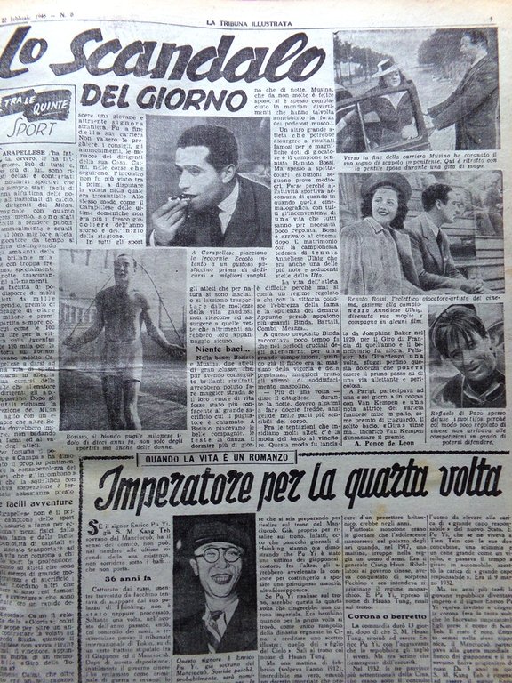 La Tribuna Illustrata 22 Febbraio 1948 Blaskowitz Vesuvio Hawaii Tirreno … | Immagine Gallery 4
