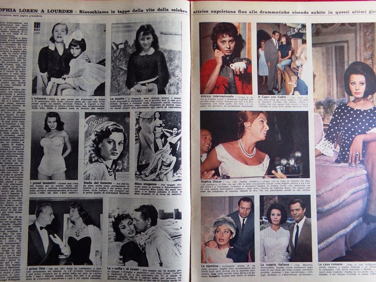 La Tribuna Illustrata 22 Gennaio 1967 Sofia Loren Lourdes Johnson …