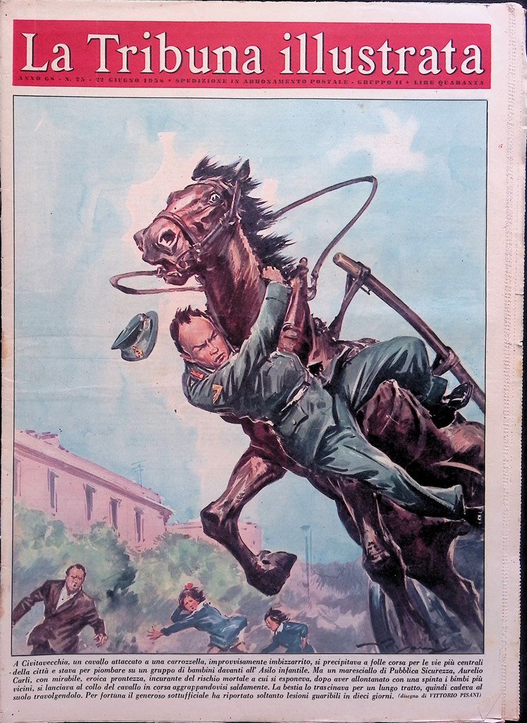 La Tribuna Illustrata 22 Giugno 1958 Civitavecchia Alberto Sordi Alice …