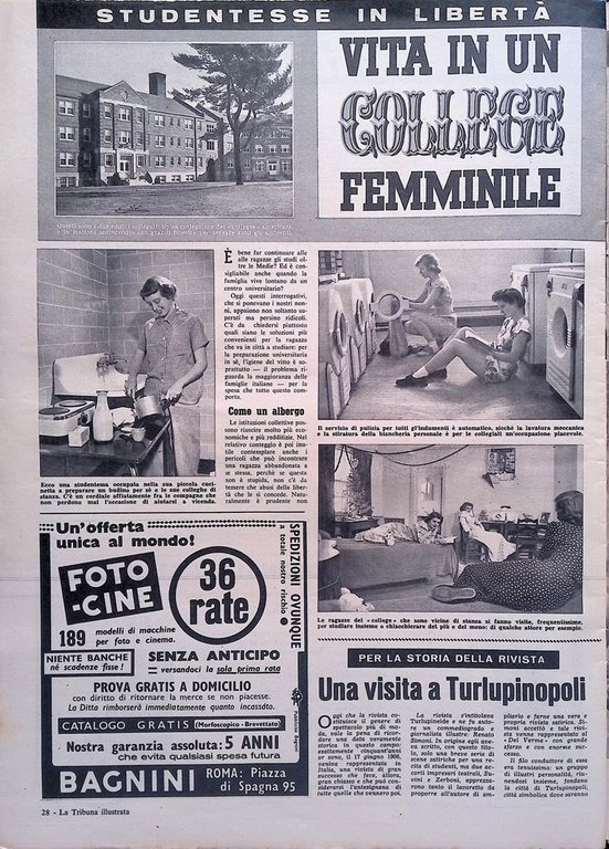 La Tribuna Illustrata 22 Giugno 1958 Civitavecchia Alberto Sordi Alice …