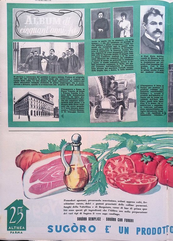 La Tribuna Illustrata 22 Giugno 1958 Civitavecchia Alberto Sordi Alice …