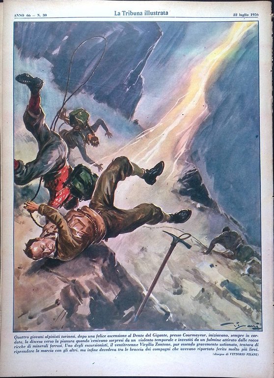 La Tribuna Illustrata 22 Luglio 1956 Tibet Cina Papini Diablada …