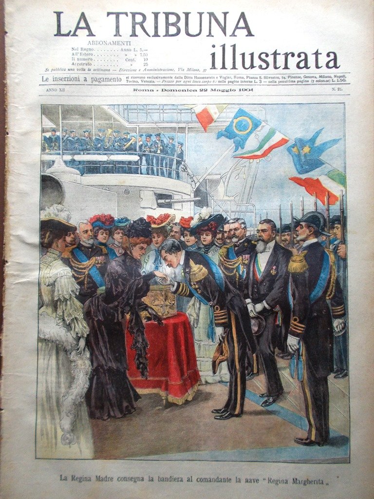 La Tribuna Illustrata 22 Maggio 1904 Mor Jokai Henry Morton …