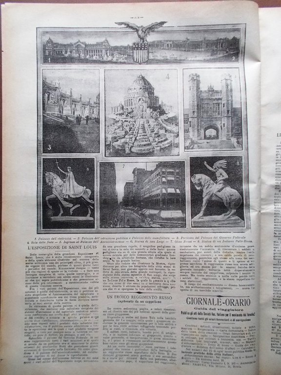 La Tribuna Illustrata 22 Maggio 1904 Mor Jokai Henry Morton …
