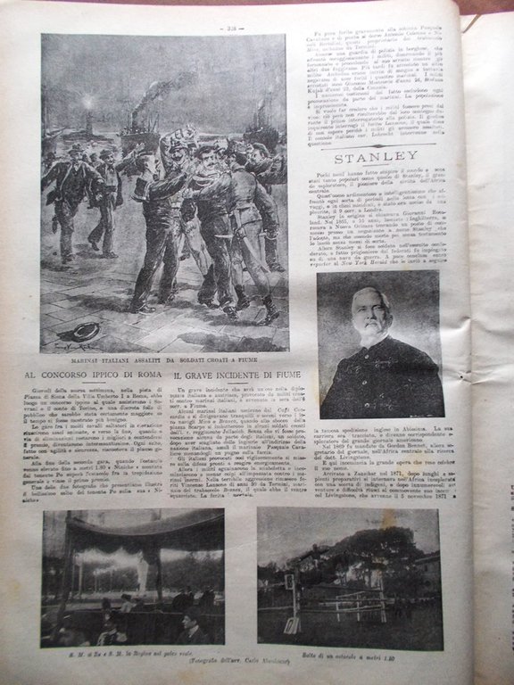 La Tribuna Illustrata 22 Maggio 1904 Mor Jokai Henry Morton …