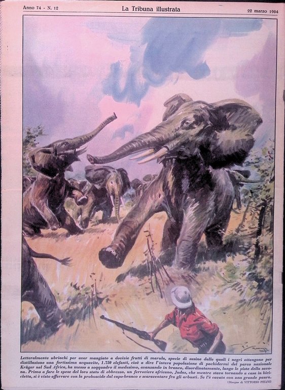 La Tribuna Illustrata 22 Marzo 1964 Doping Bologna Root Nixon …
